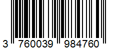 Barcode 3760039984760