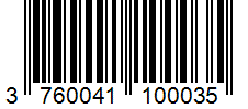 Barcode 3760041100035