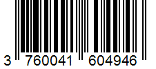 Barcode 3760041604946