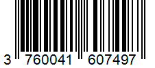 Barcode 3760041607497