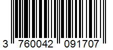 Barcode 3760042091707