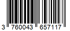 Barcode 3760043657117