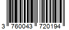 Barcode 3760043720194