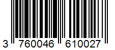 Barcode 3760046610027