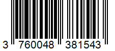 Barcode 3760048381543