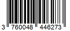 Barcode 3760048446273
