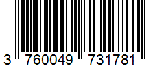 Barcode 3760049731781