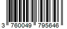 Barcode 3760049795646