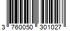 Barcode 3760050301027