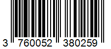 Barcode 3760052380259