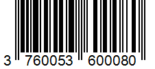 Barcode 3760053600080