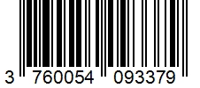 Barcode 3760054093379