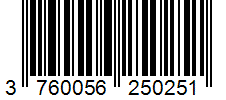 Barcode 3760056250251