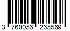 Barcode 3760056265569