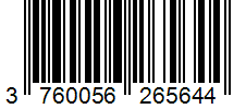 Barcode 3760056265644
