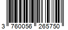 Barcode 3760056265750