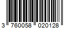 Barcode 3760058020128