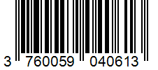 Barcode 3760059040613