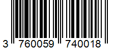 Barcode 3760059740018