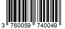 Barcode 3760059740049
