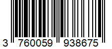 Barcode 3760059938675