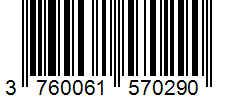 Barcode 3760061570290