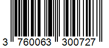Barcode 3760063300727