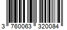 Barcode 3760063320084