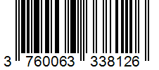 Barcode 3760063338126