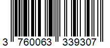 Barcode 3760063339307