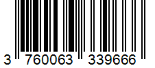 Barcode 3760063339666