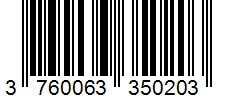 Barcode 3760063350203