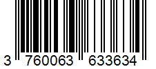 Barcode 3760063633634