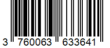 Barcode 3760063633641