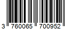 Barcode 3760065700952