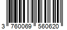 Barcode 3760069560620