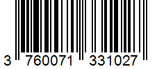 Barcode 3760071331027