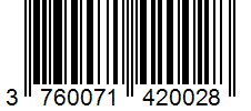 Barcode 3760071420028