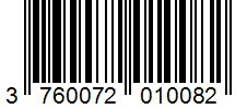 Barcode 3760072010082
