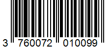 Barcode 3760072010099