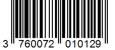 Barcode 3760072010129