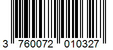Barcode 3760072010327