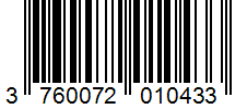 Barcode 3760072010433