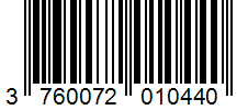 Barcode 3760072010440
