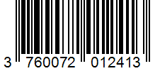 Barcode 3760072012413