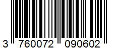 Barcode 3760072090602
