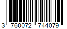 Barcode 3760072744079