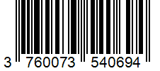 Barcode 3760073540694