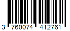 Barcode 3760074412761
