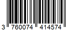 Barcode 3760074414574